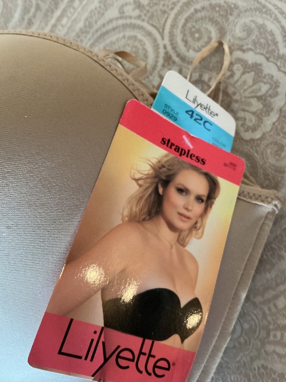 NWT Bali Strapless Bra 42C